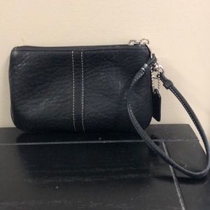 Black Coach Wristlet